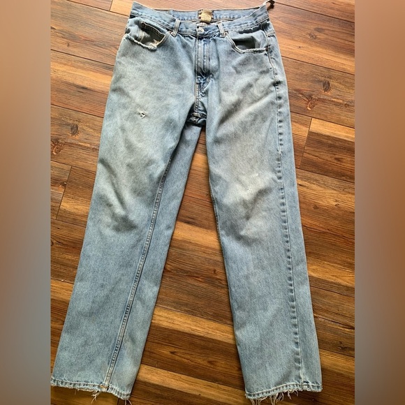 🔥 Vintage Y2K Steve & Barry’s Blue Denim Jeans – Men’s 30x32 🔥 - Picture 2 of 12